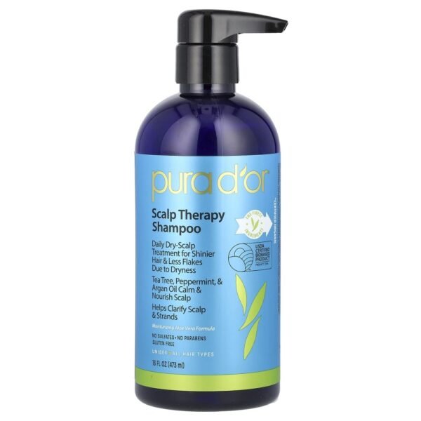 Pura D'or Scalp Therapy Shampoo All Hair Types 473ml