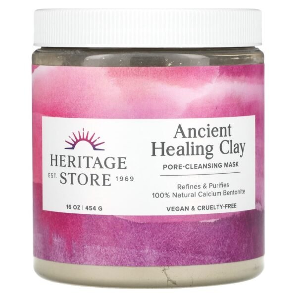 Heritage Store Ancient Healing Clay Pore-Cleansing Beauty Mask 454g